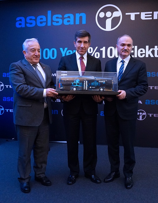 TEMSA ve ASELSAN�dan Tamamen Yerli Üretim Elektrikli Otobüs �Avenue EV